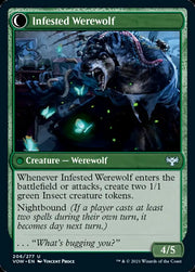 Infestation Expert // Infested Werewolf [Innistrad: Crimson Vow] - MTG Single