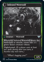 Infestation Expert // Infested Werewolf [Innistrad: Double Feature] - MTG Single