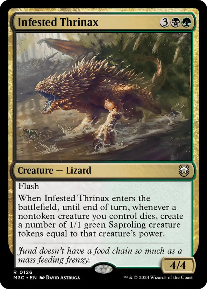 Infested Thrinax [Modern Horizons 3 Commander] - MTG Single