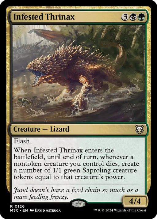 Infested Thrinax [Modern Horizons 3 Commander] - MTG Single