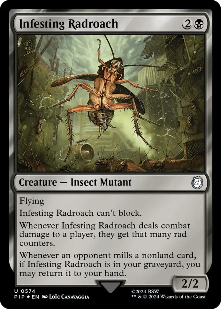 Infesting Radroach (Surge Foil) [Fallout] - MTG Single