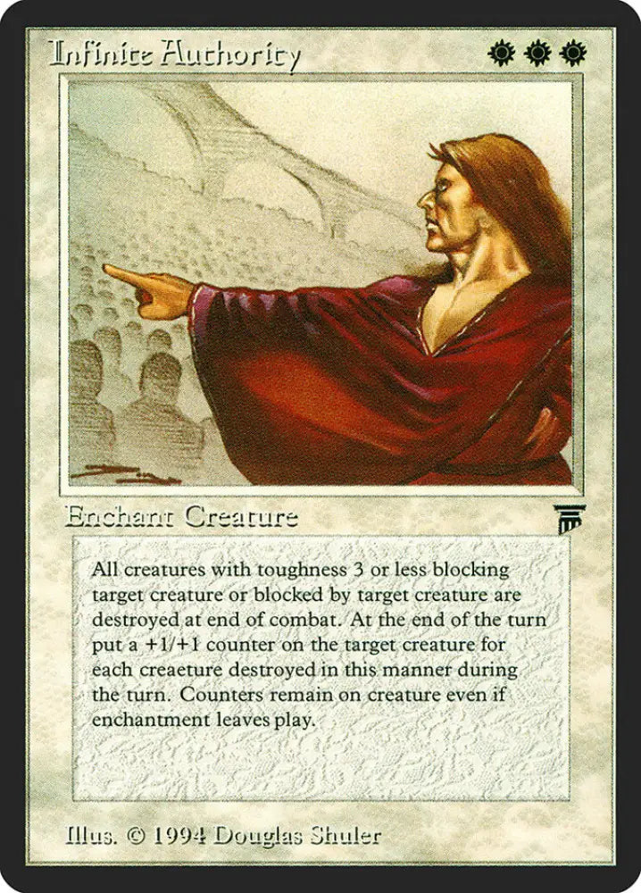 Infinite Authority [Legends] - MTG Single