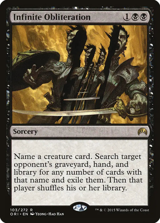 Infinite Obliteration [Magic Origins] - MTG Single