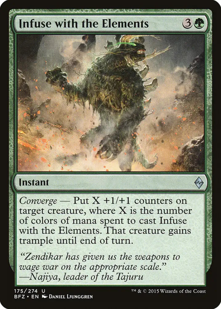 Infuse with the Elements [Battle for Zendikar] - MTG Single