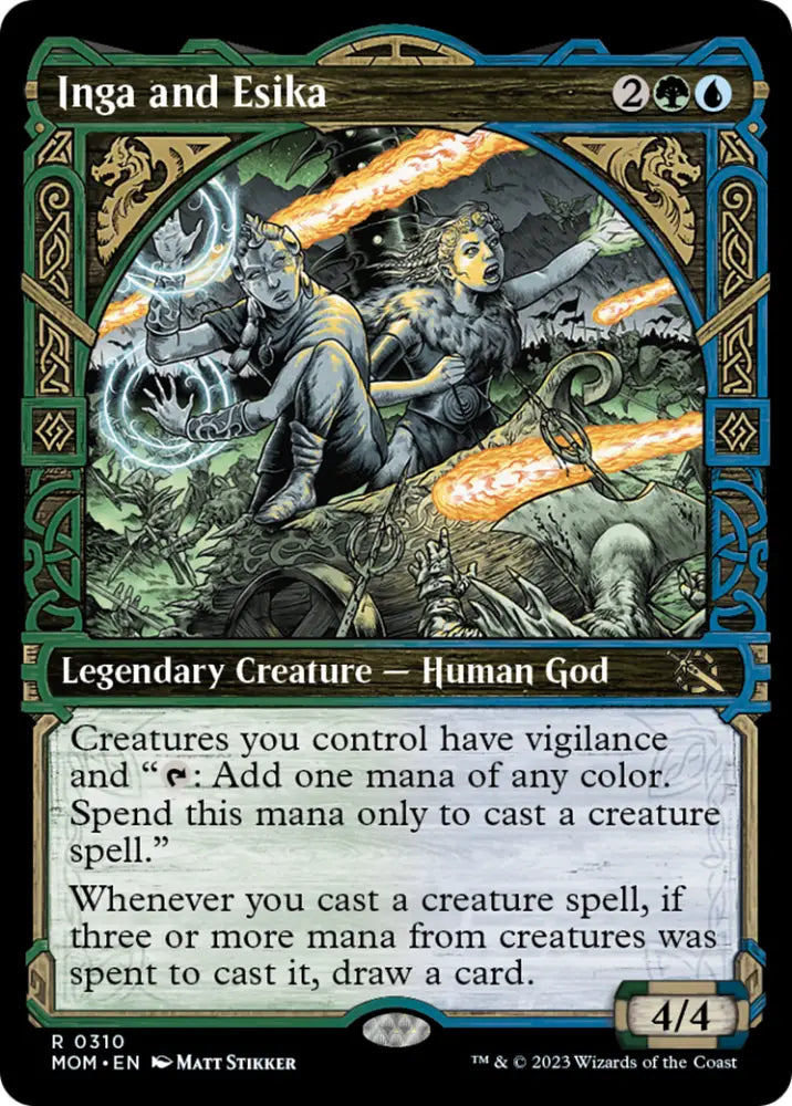 Inga and Esika (Showcase Planar Booster Fun) [March of the Machine] - MTG Single