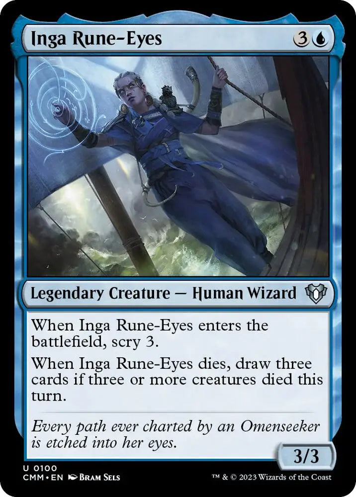 Inga Rune-Eyes (100) [Commander Masters]