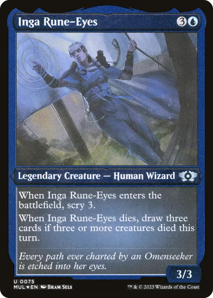 Inga Rune-Eyes (Foil Etched) [Multiverse Legends] - MTG Single
