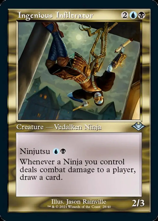 Ingenious Infiltrator (Retro Foil Etched) [Modern Horizons] - MTG Single