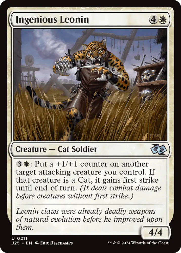 Ingenious Leonin [Foundations Jumpstart] - MTG Single