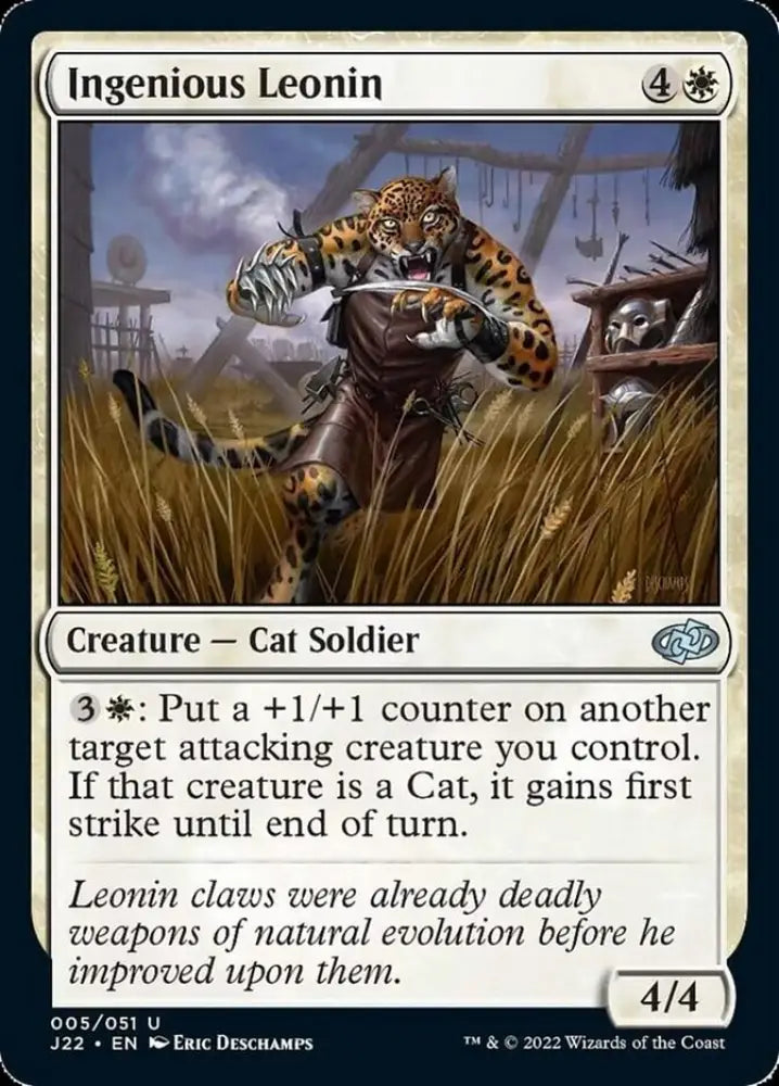 Ingenious Leonin [Jumpstart 2022] - MTG Single