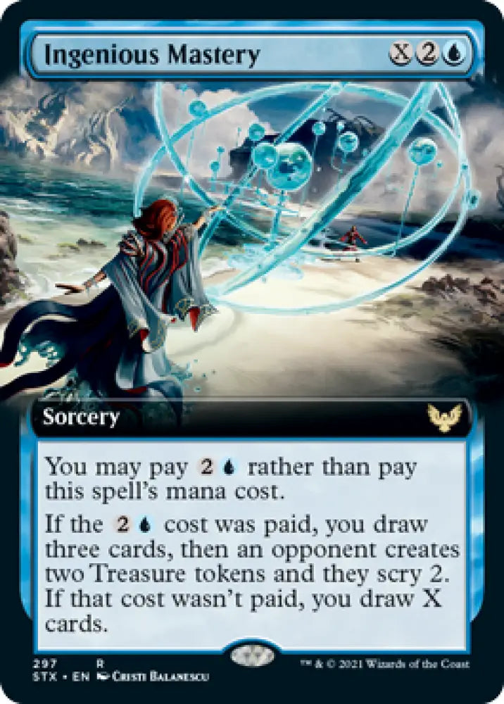 Ingenious Mastery (Extended Art) [Strixhaven: School of Mages] - MTG Single