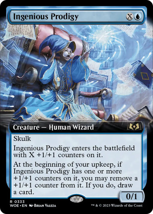 Ingenious Prodigy (Extended Art) [Wilds of Eldraine] - MTG Single