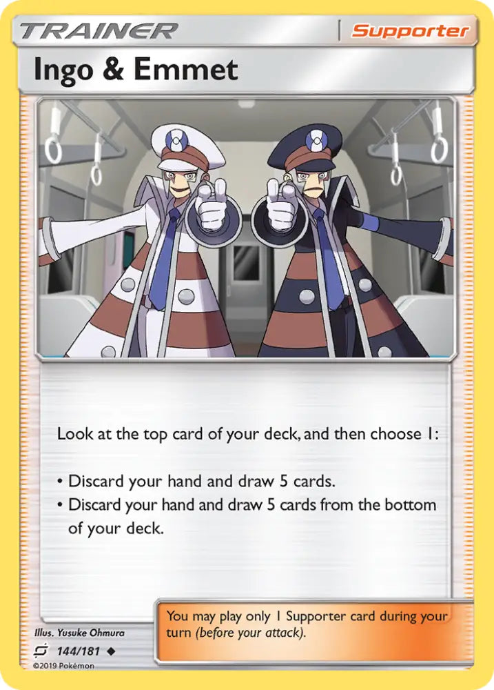 Ingo & Emmet (144/181) [Sun & Moon: Team Up] - Pokemon Single