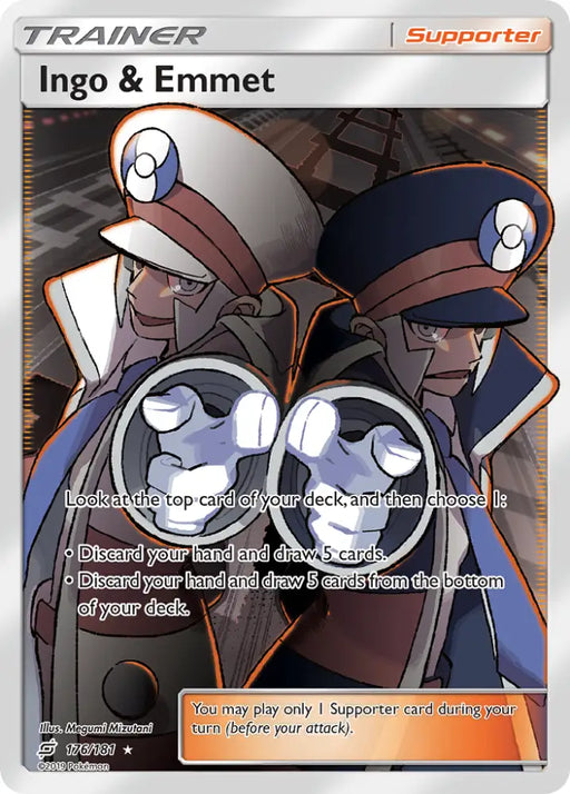 Ingo & Emmet (176/181) [Sun & Moon: Team Up] - Pokemon Single