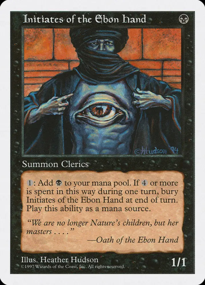 Initiates of the Ebon Hand [Fifth Edition] - MTG Single