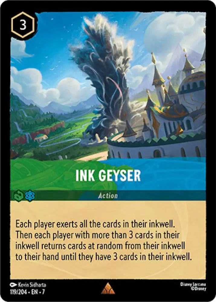 Ink Geyser (119/204) [Archazia’s Island] - Lorcana Single