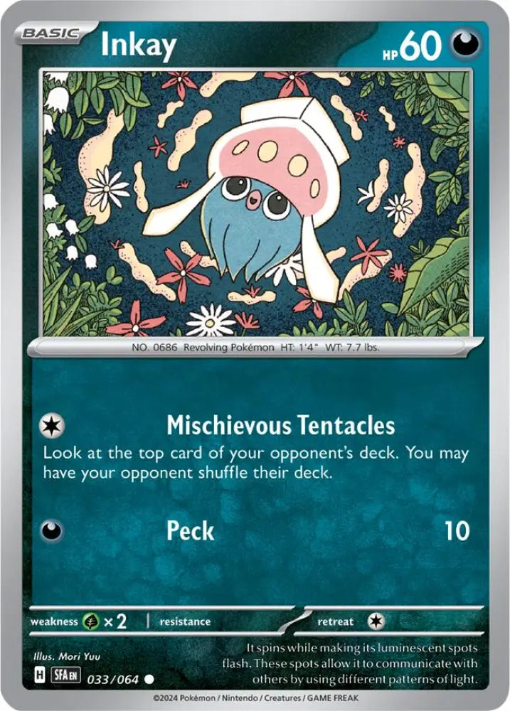 Inkay (033/064) [Scarlet & Violet: Shrouded Fable] - Pokemon Single