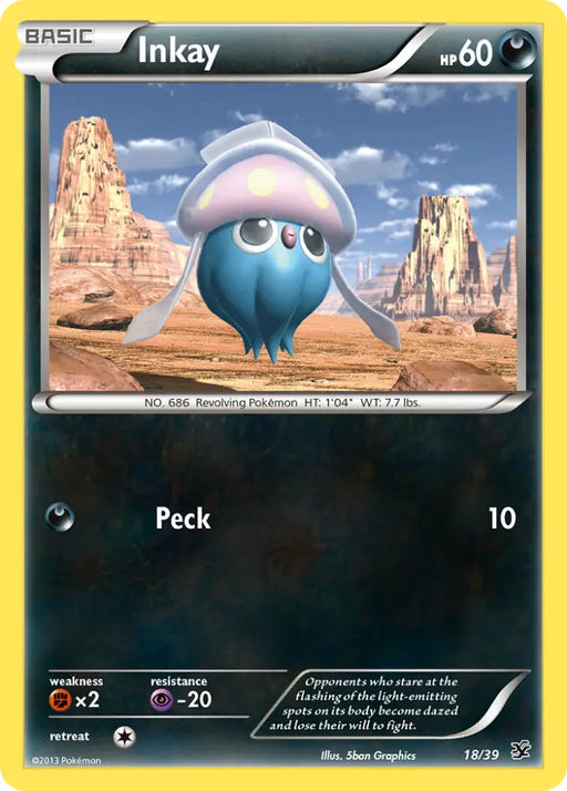 Inkay (18/39) [XY: Kalos Starter Set] - Pokemon Single