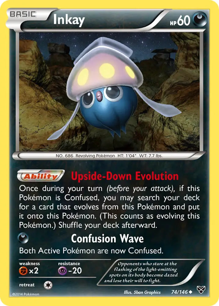 Inkay (74/146) [XY: Base Set] - Pokemon Single