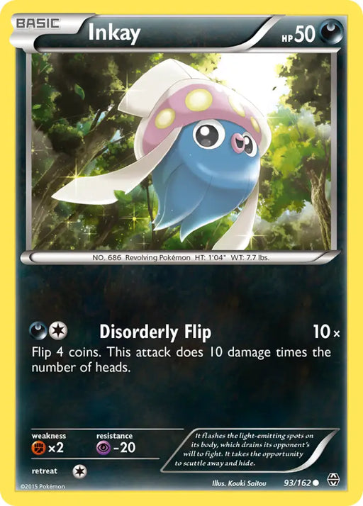 Inkay (93/162) [XY: BREAKthrough] - Pokemon Single