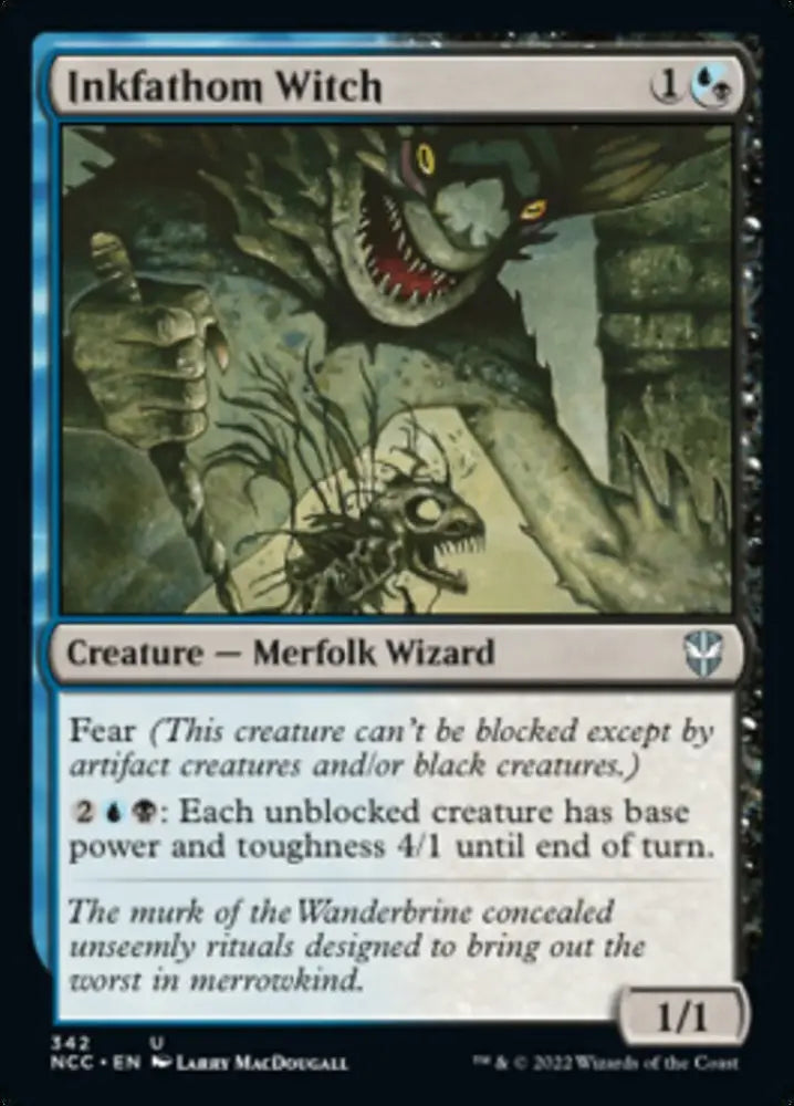 Inkfathom Witch [Streets of New Capenna Commander] - MTG Single
