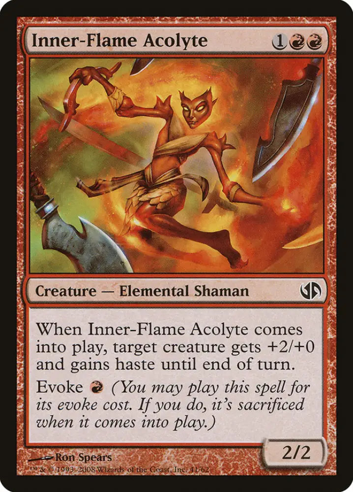 Inner-Flame Acolyte [Duel Decks: Jace vs. Chandra] - MTG Single