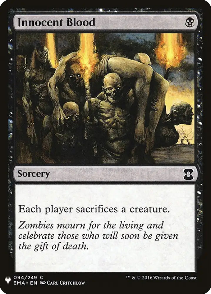 Innocent Blood [Mystery Booster] - MTG Single