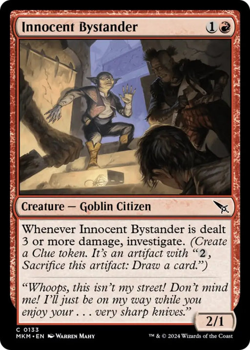 Innocent Bystander [Murders at Karlov Manor] - MTG Single