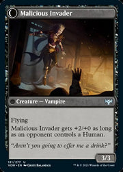 Innocent Traveler // Malicious Invader [Innistrad: Crimson Vow] - MTG Single