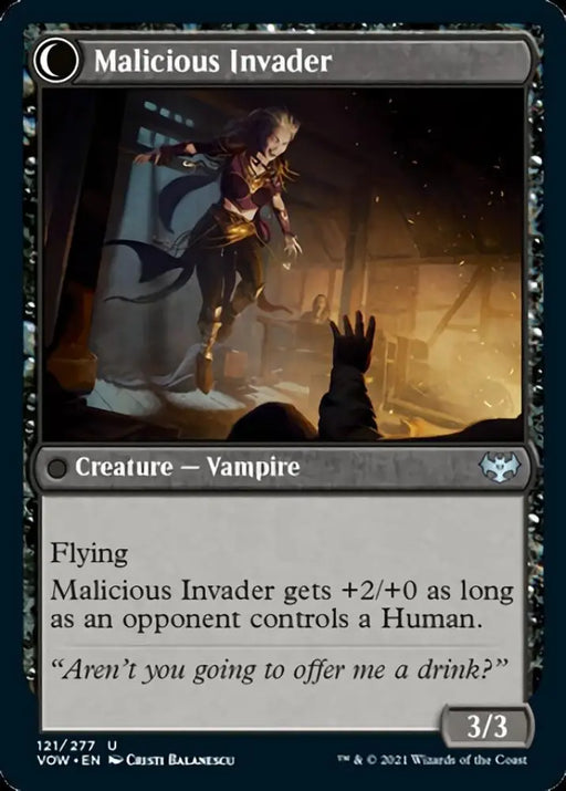 Innocent Traveler // Malicious Invader [Innistrad: Crimson Vow] - MTG Single