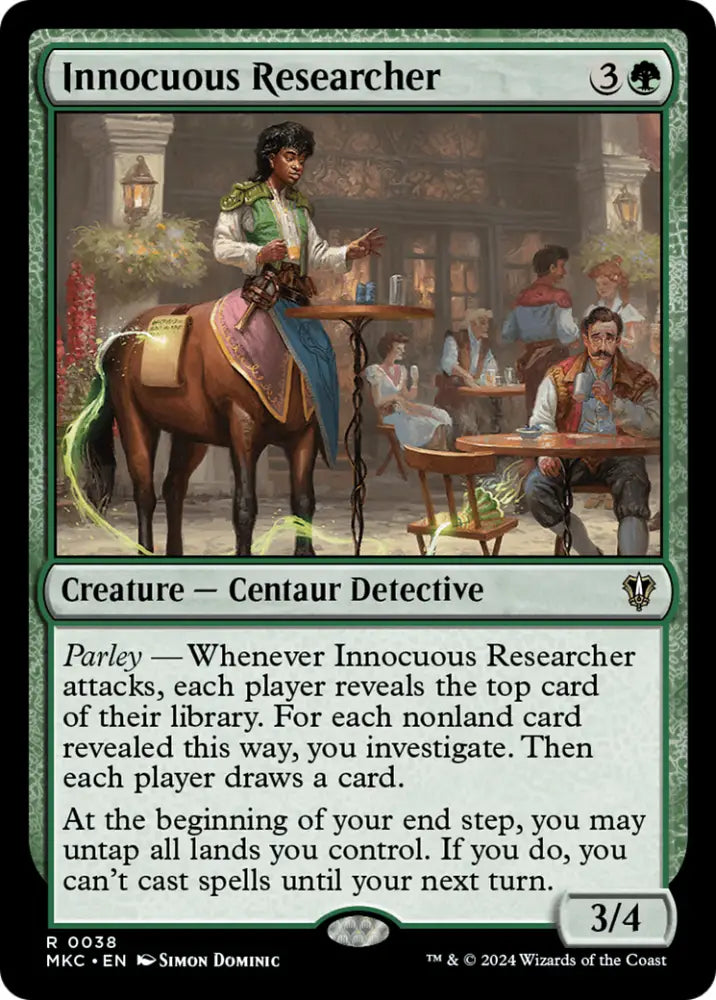 Innocuous Researcher [Murders at Karlov Manor Commander] - MTG Single