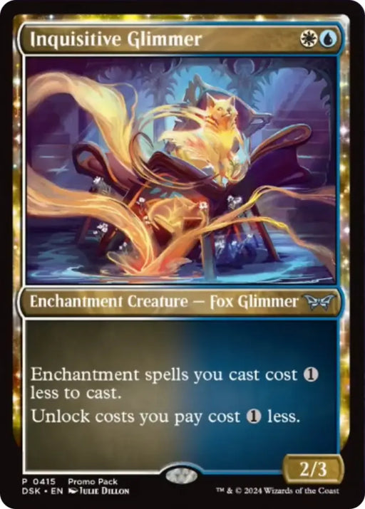 Inquisitive Glimmer (Promo Pack) [Duskmourn: House of Horror Promos] - MTG Single