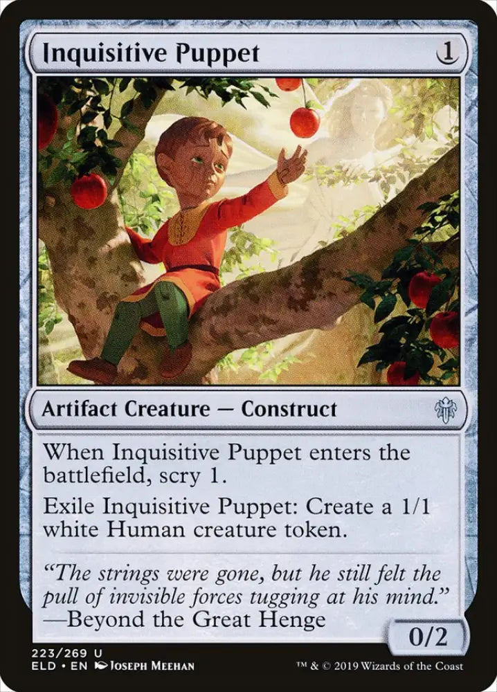Inquisitive Puppet [Throne of Eldraine] - MTG Single