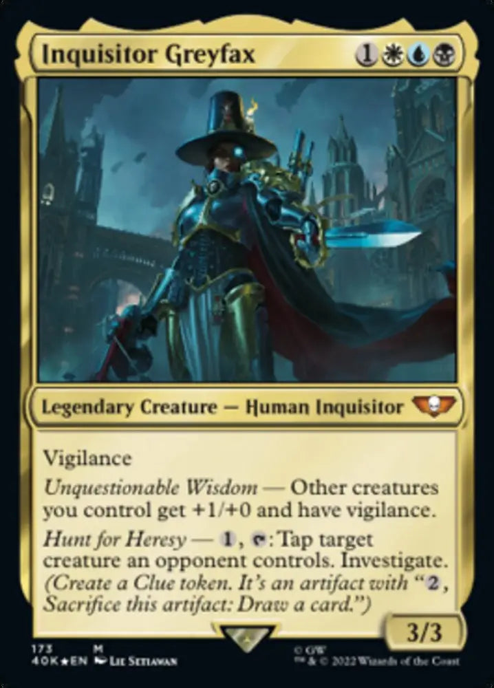 Inquisitor Greyfax (173) [Warhammer 40,000] - MTG Single