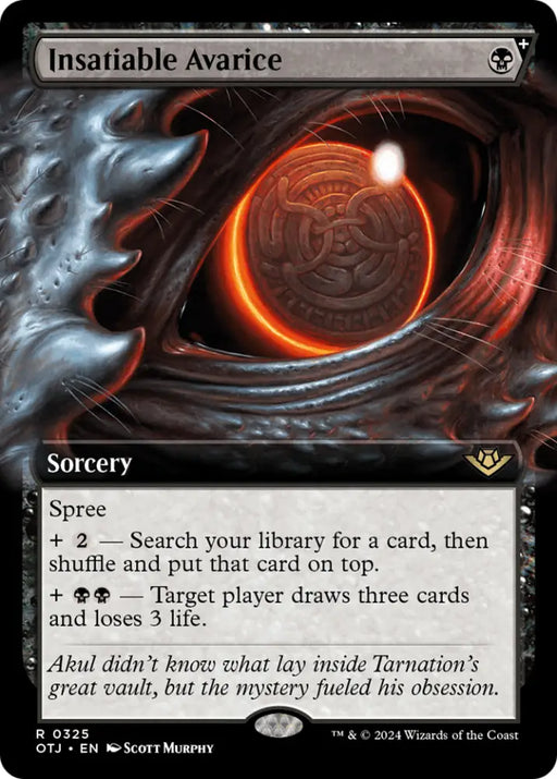 Insatiable Avarice (Extended Art) [Outlaws of Thunder Junction] - MTG Single