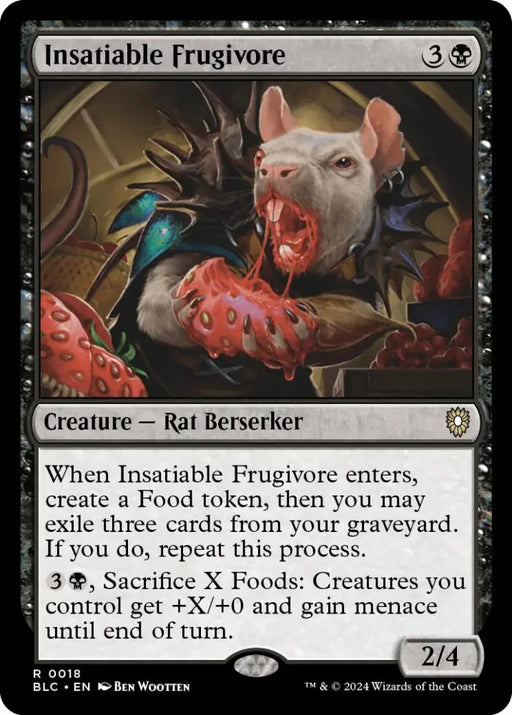 Insatiable Frugivore [Bloomburrow Commander] - MTG Single
