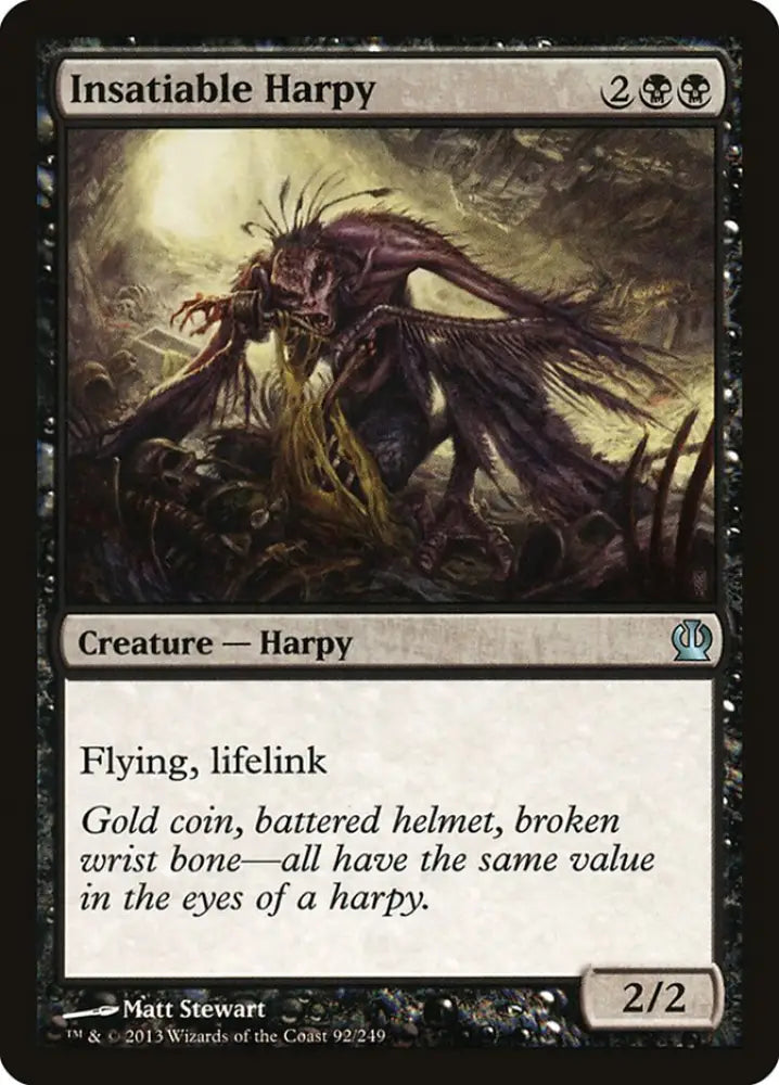 Insatiable Harpy [Theros] - MTG Single