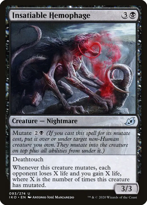 Insatiable Hemophage [Ikoria: Lair of Behemoths] - MTG Single