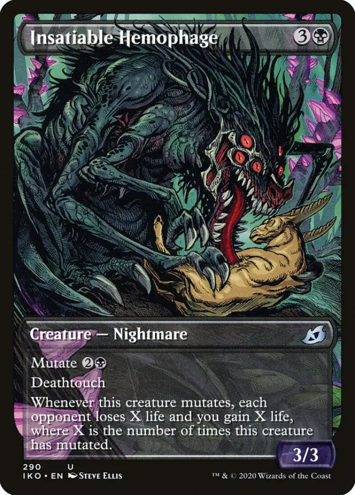 Insatiable Hemophage (Showcase) [Ikoria: Lair of Behemoths] - MTG Single