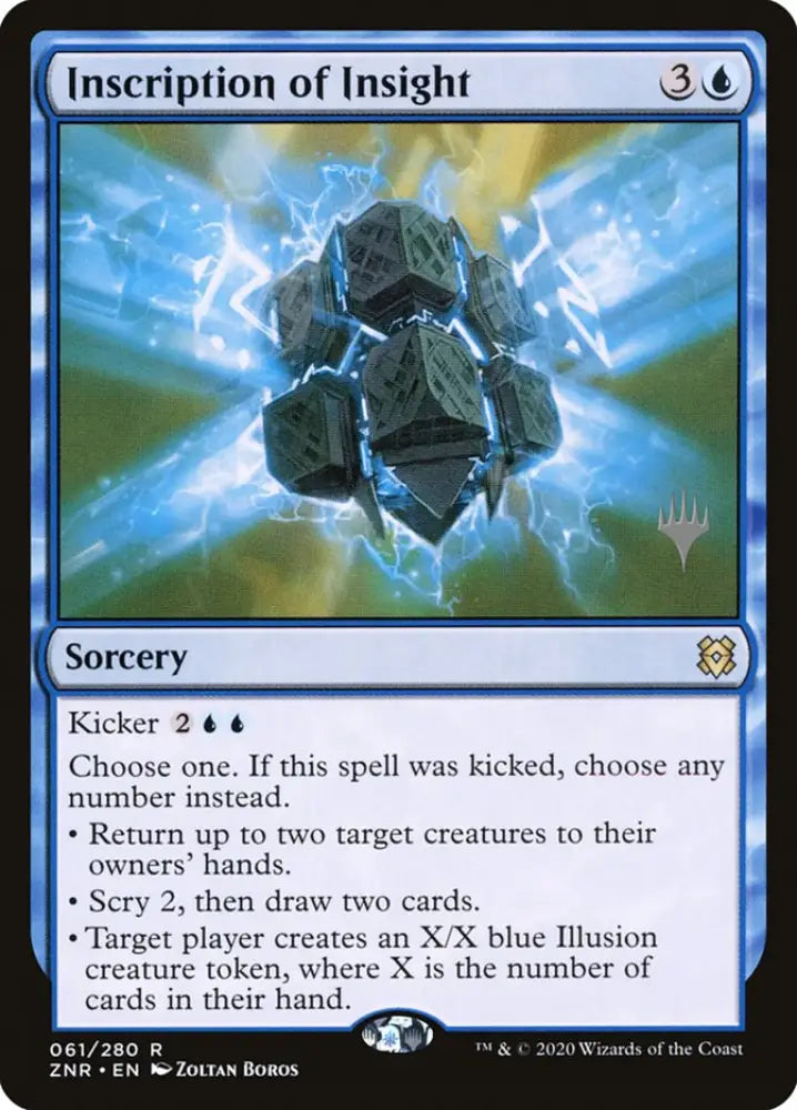 Inscription of Insight (Promo Pack) [Zendikar Rising Promos] - MTG Single