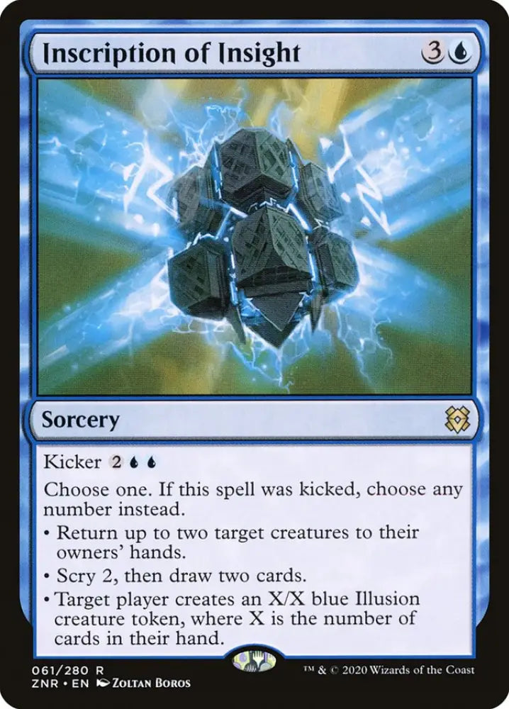 Inscription of Insight [Zendikar Rising] - MTG Single