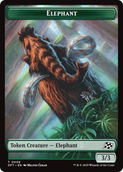 Insect // Elephant Double-Sided Token [Aetherdrift Tokens] - MTG Single