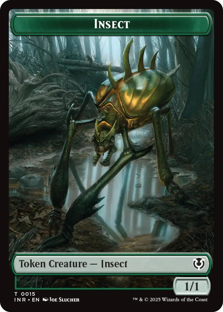 Insect // Spider Double-Sided Token [Innistrad Remastered Tokens] - MTG Single