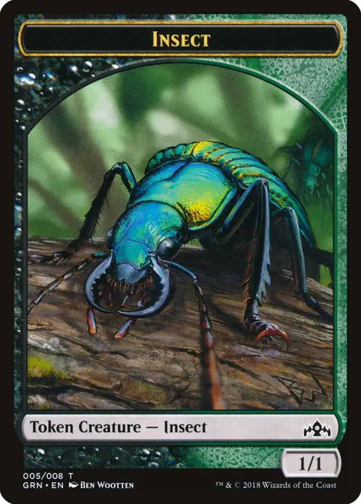 Insect Token [Guilds of Ravnica Tokens] - MTG Single