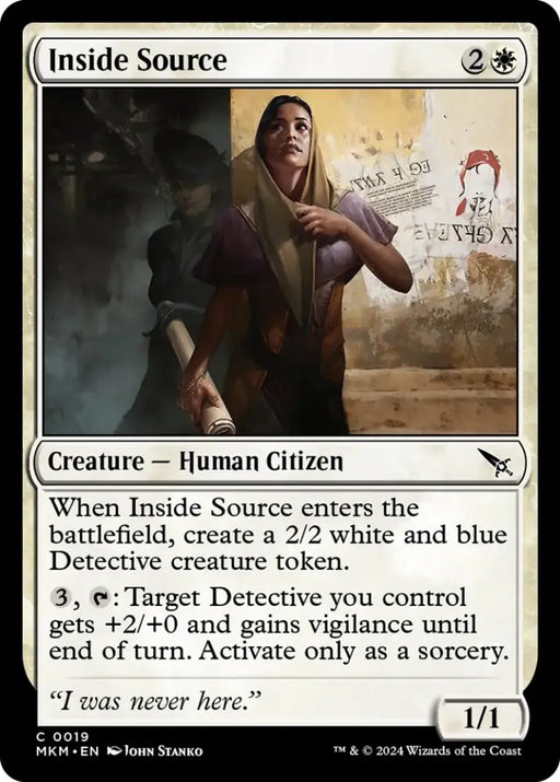 Inside Source [Murders at Karlov Manor] - MTG Single
