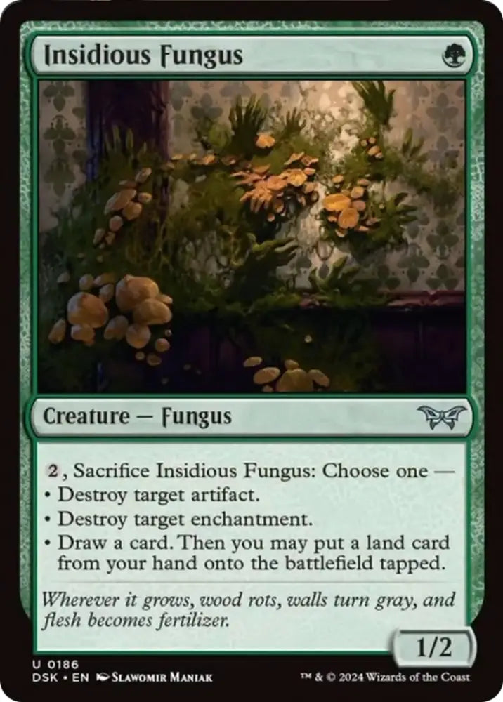 Insidious Fungus [Duskmourn: House of Horror] - MTG Single