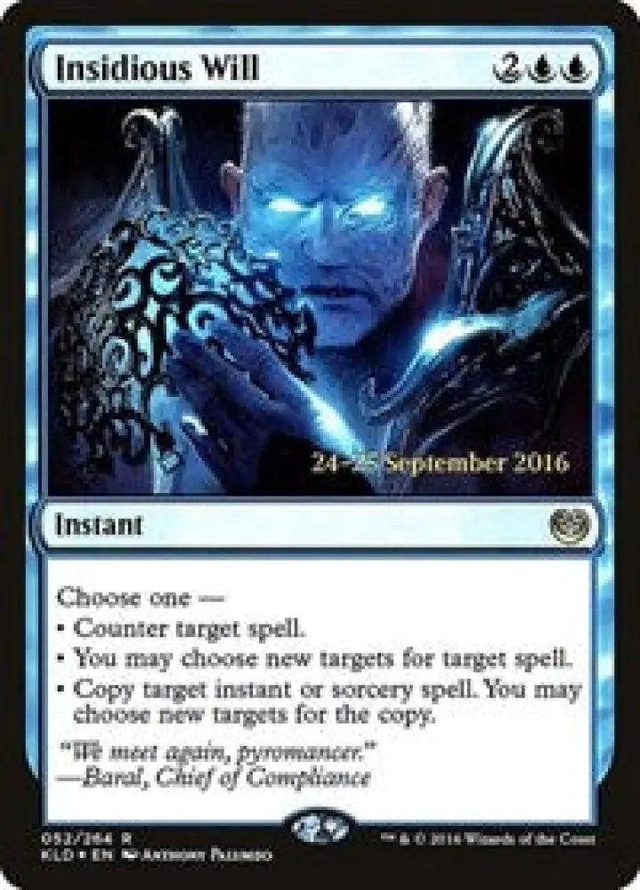 Insidious Will (52) [Prerelease Cards]