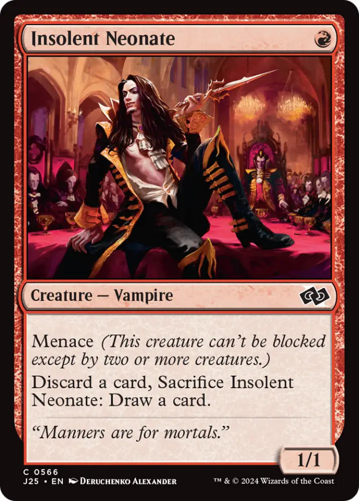 Insolent Neonate [Foundations Jumpstart] - MTG Single