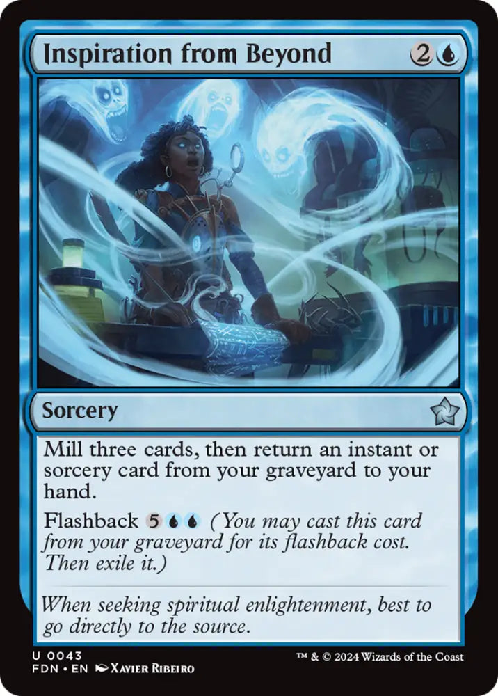 Inspiration from Beyond [Foundations] - MTG Single
