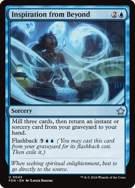 Inspiration from Beyond [Foundations] - MTG Single